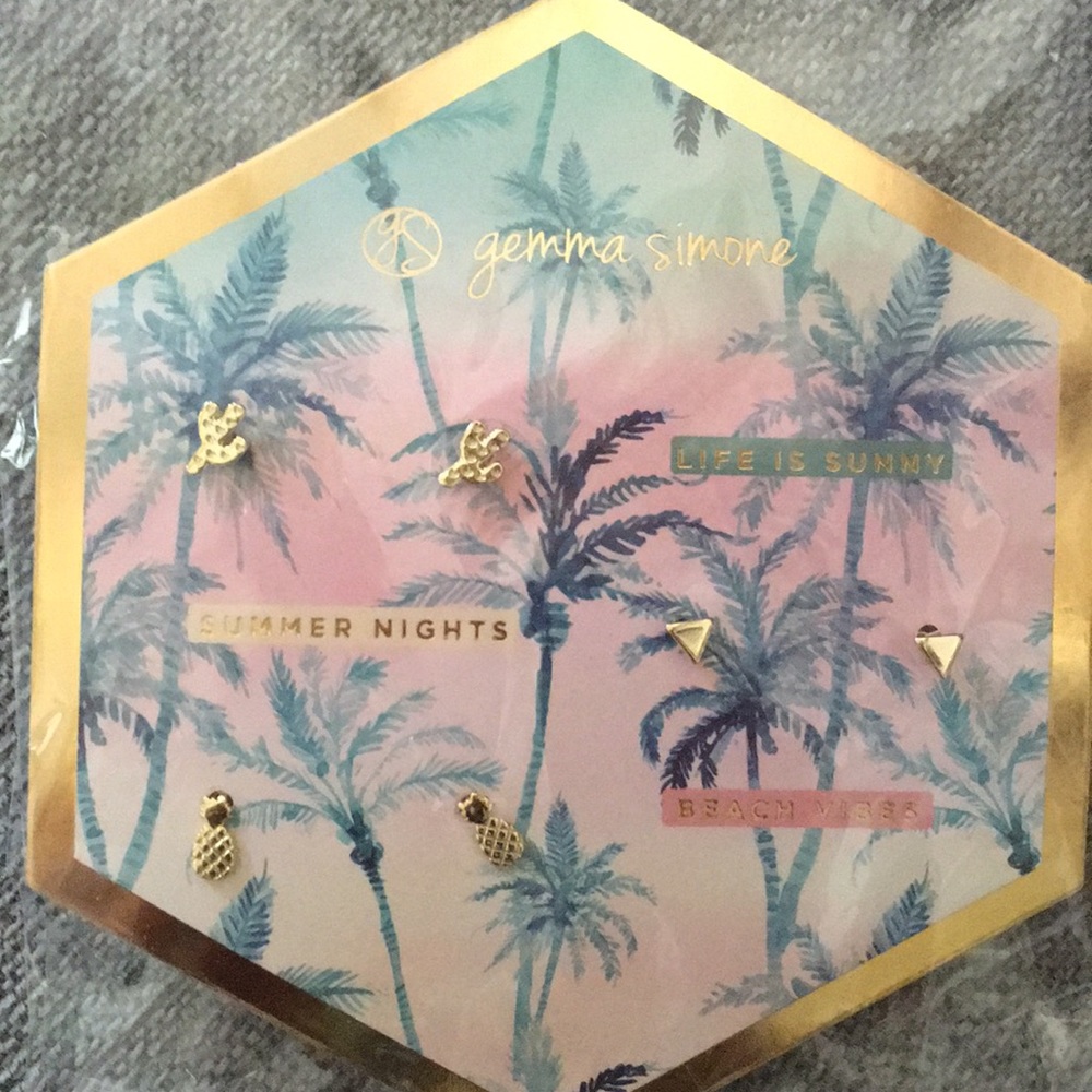 Gemma Simone Trio Summer Earrings